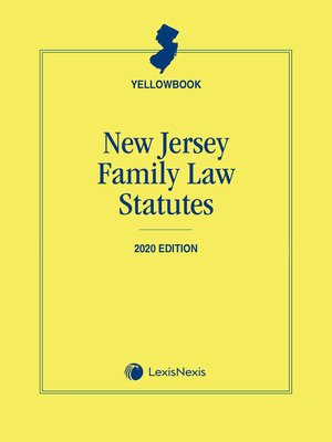 cover image of New Jersey Family Law Statutes